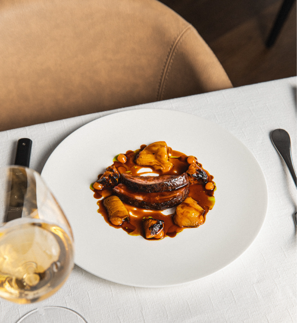 Le Grand Menu Amâlia avec accord mets et vins