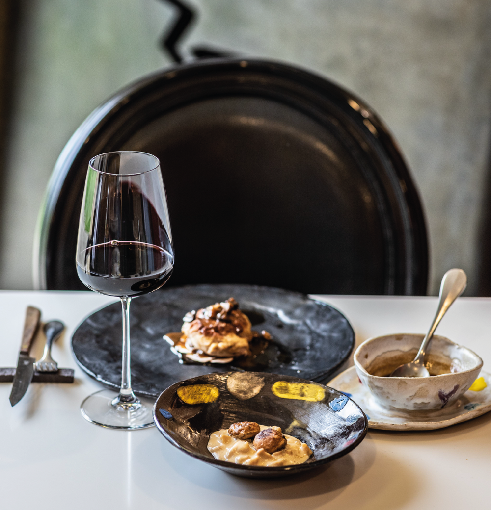 Menu signature accord Mets et vins