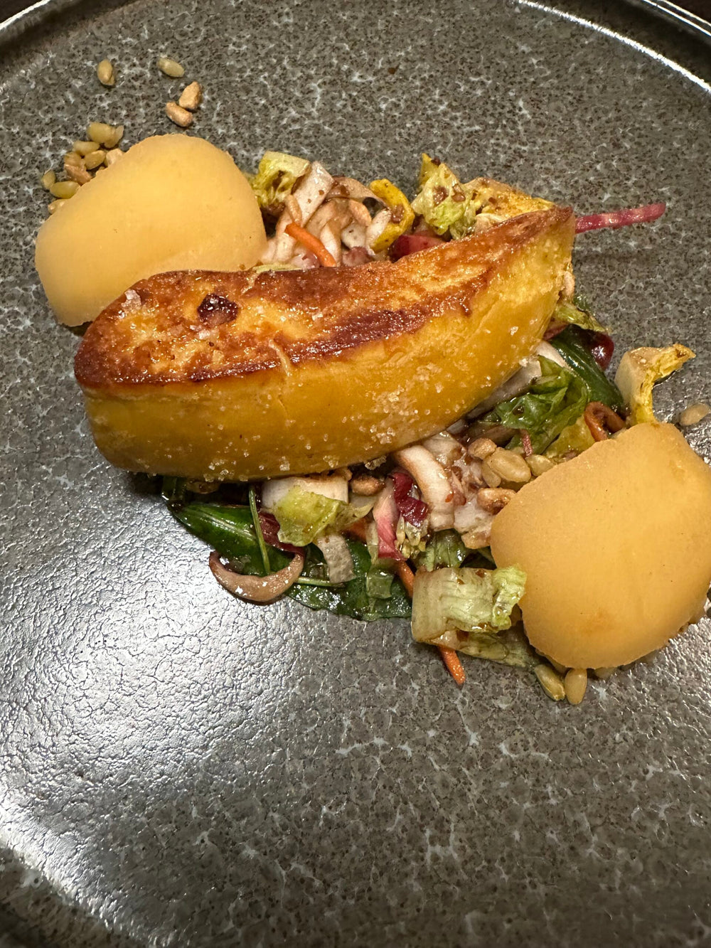 Menu Perception en 3 plats